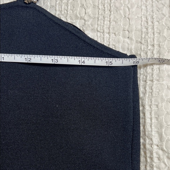 House of Harlow 1960 Black Camisole with Embellished Straps - Picture 5 of 6